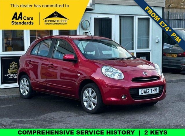 Nissan Micra 1.2 12V Acenta Hatchback Euro 5 Red