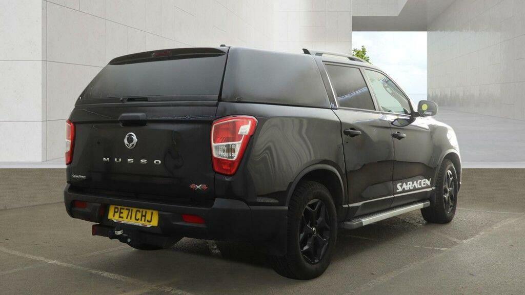 SsangYong Musso Pickup 2.2D Saracen 4Wd Euro 6 202171 PE71CHJ Black #4