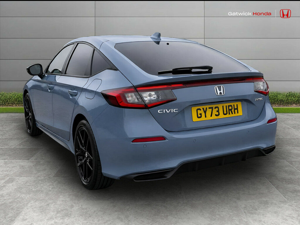 Honda Civic Hatchback Blue #3