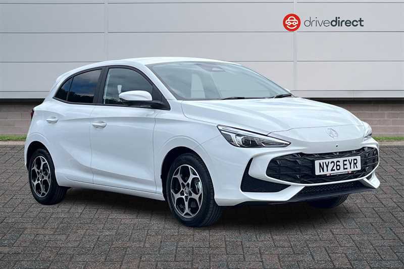 MG MG3 1.5 Hybrid Trophy Hatchback Hybrid Aut White