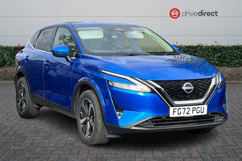 Nissan Qashqai 1.3 Dig-t Mhev N-connecta Suv Hybrid Ma Blue