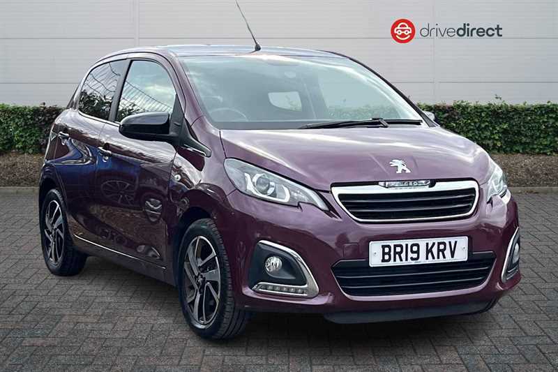 Peugeot 108 1.0 Allure Hatchback Euro 6 72 Purple