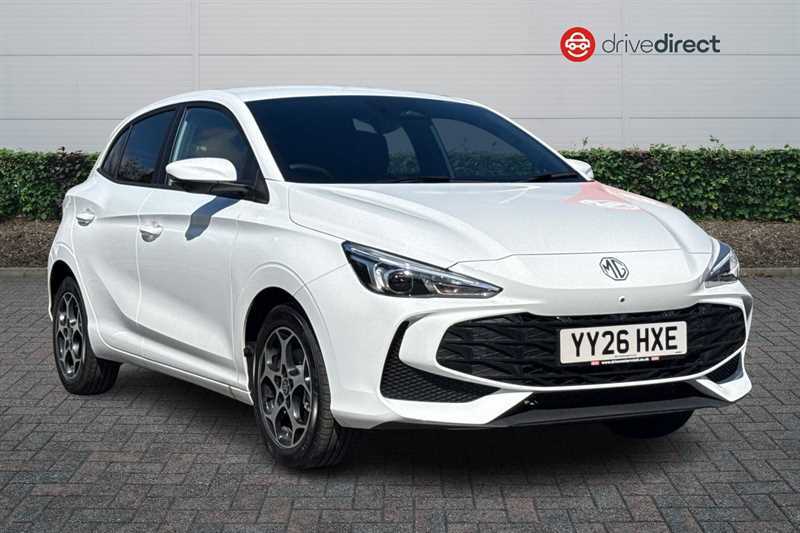 MG MG3 1.5 Hybrid Trophy Hatchback Hybrid Aut White