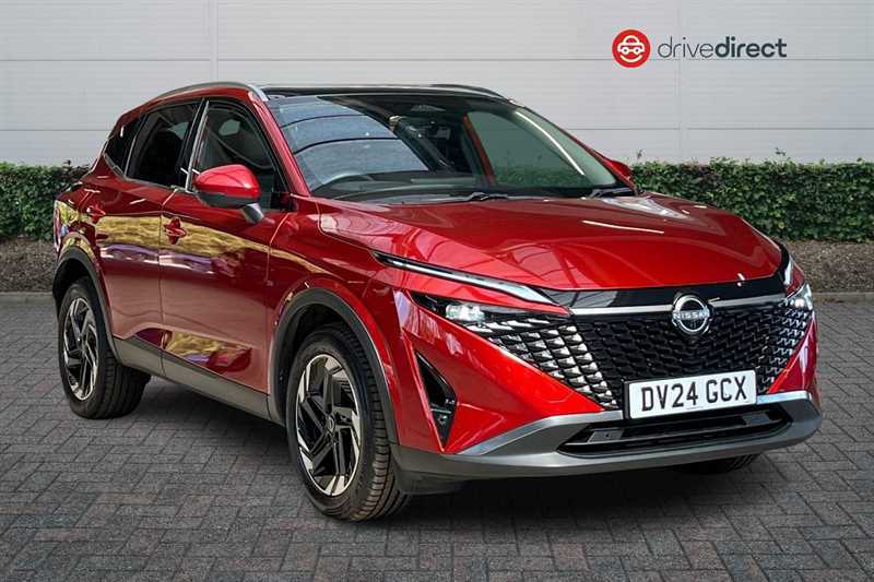 Nissan Qashqai 1.3 Dig-t Mhev N-connecta Suv Hybrid Ma Red