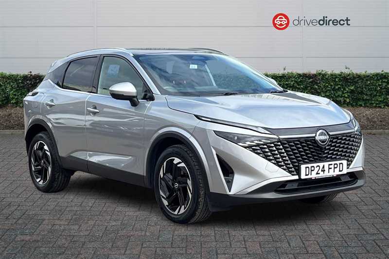 Nissan Qashqai 1.3 Dig-t Mhev N-connecta Suv Hybrid Ma Silver