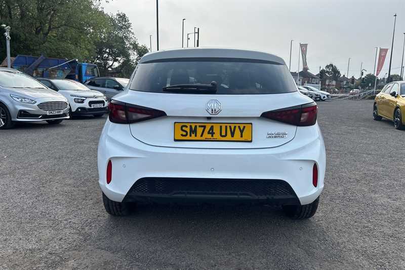 MG MG3 1.5 Hybrid Trophy Hatchback Hybrid Aut SM74UVY White #4
