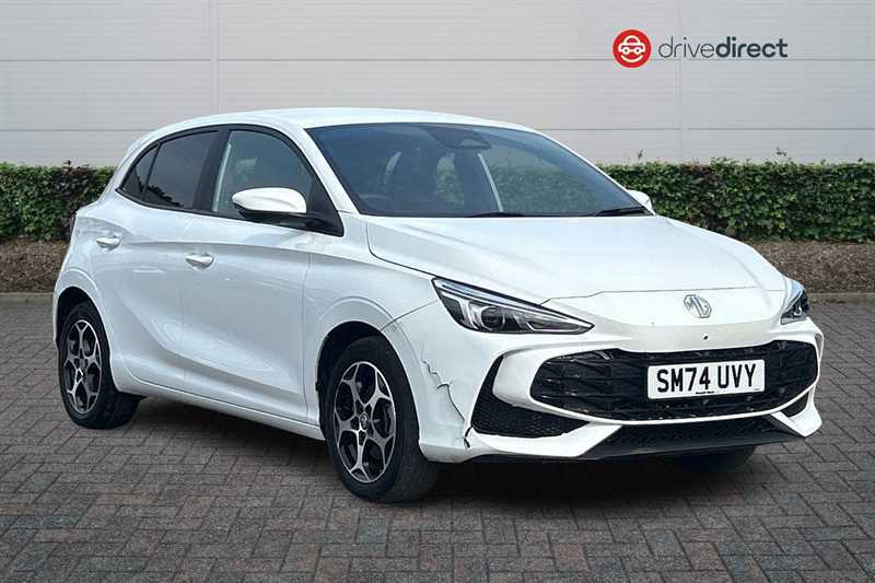 MG MG3 1.5 Hybrid Trophy Hatchback Hybrid Aut White