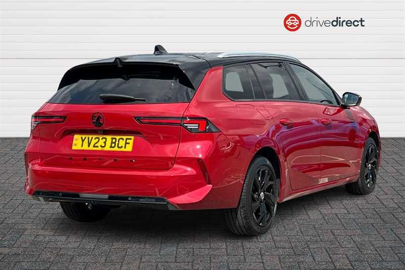 Vauxhall Astra 1.2 Turbo Gs Sports Tourer Euro YV23BCF Red #3