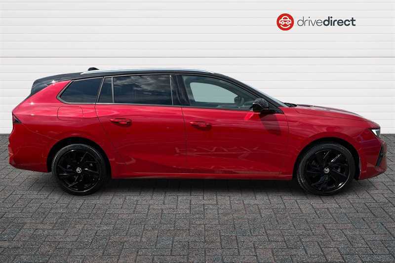 Vauxhall Astra 1.2 Turbo Gs Sports Tourer Euro YV23BCF Red #2