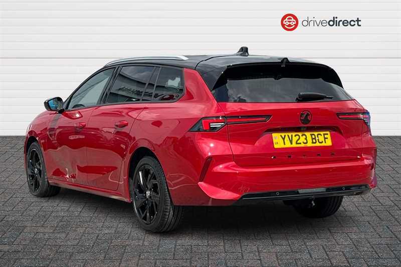 Vauxhall Astra 1.2 Turbo Gs Sports Tourer Euro YV23BCF Red #5