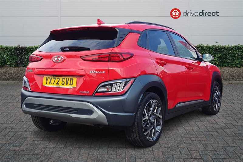 Hyundai Kona 1.6 H-gdi Premium Suv Hybrid Dct Euro 6 Red #3
