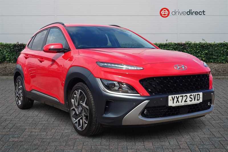 Hyundai Kona 1.6 H-gdi Premium Suv Hybrid Dct Euro 6 Red