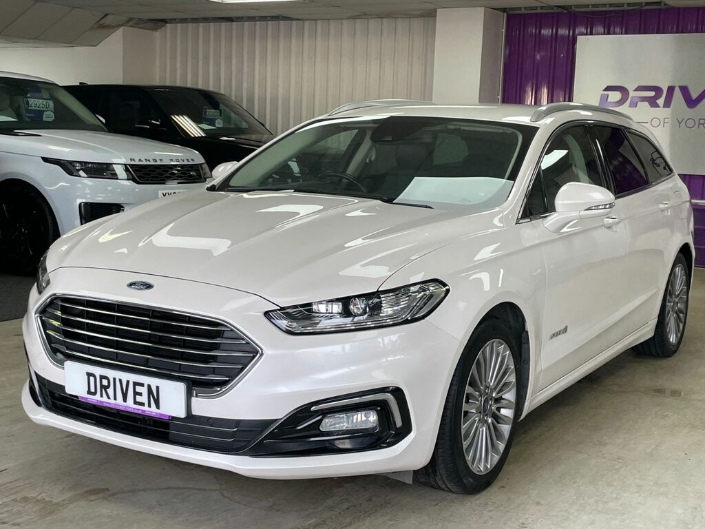 Ford Mondeo Hybrid White #6