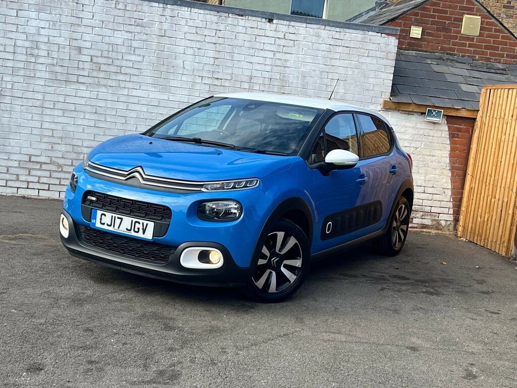 Citroen C3 1.2 Puretech Flair Euro 6 CJ17JGV Blue #3