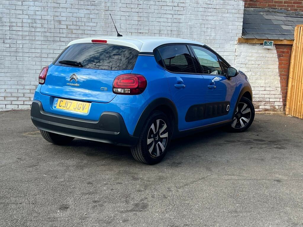 Citroen C3 1.2 Puretech Flair Euro 6 CJ17JGV Blue #6
