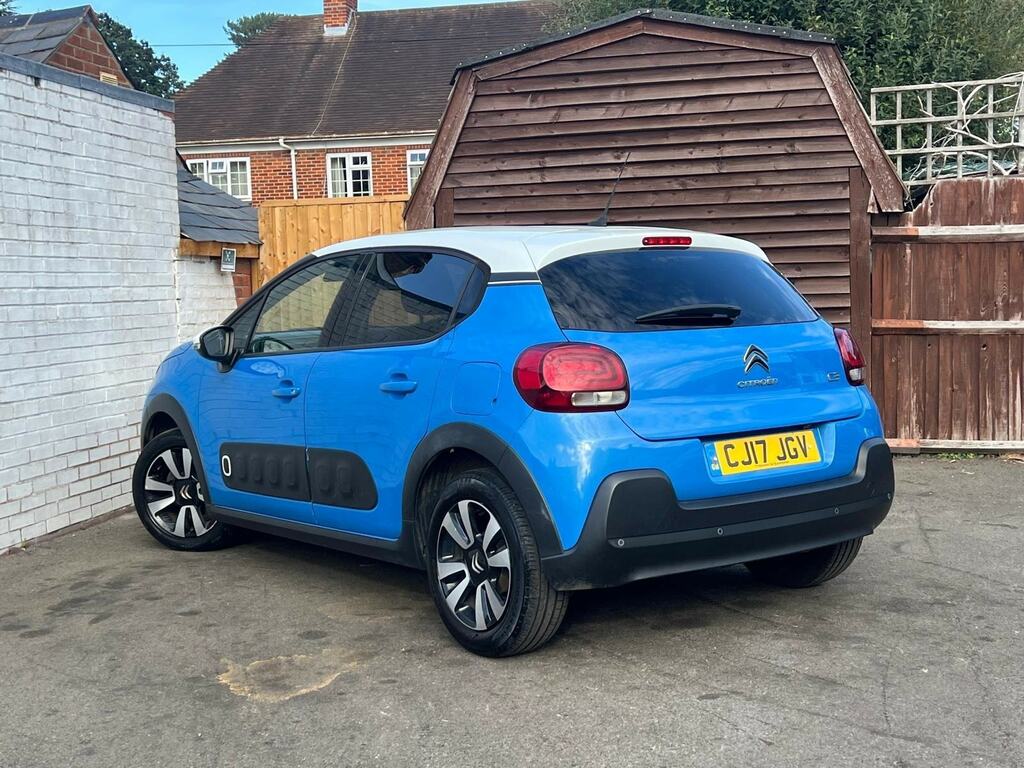 Citroen C3 1.2 Puretech Flair Euro 6 CJ17JGV Blue #4