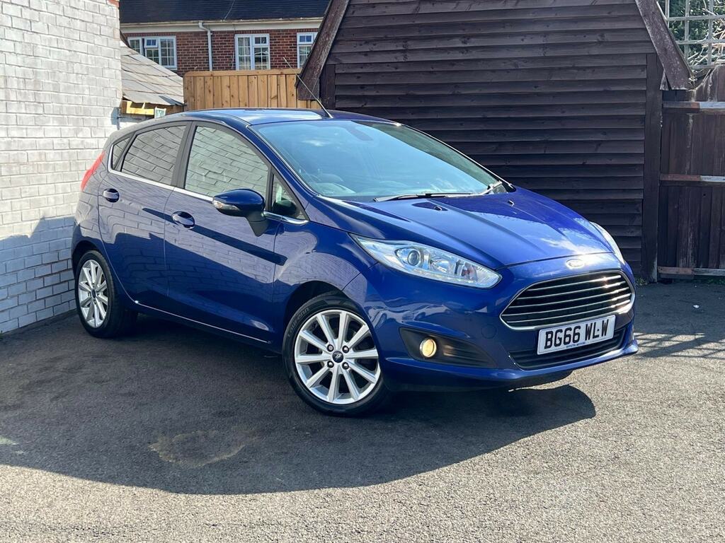Ford Fiesta 1.0T Ecoboost Titanium Euro 6 Ss Blue