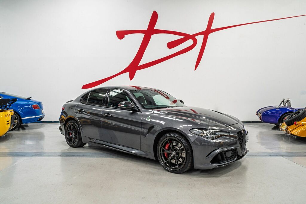Alfa Romeo Giulia 2018 2.9 V6 Bi-turbo Quadrifoglio Saloon Petro Grey