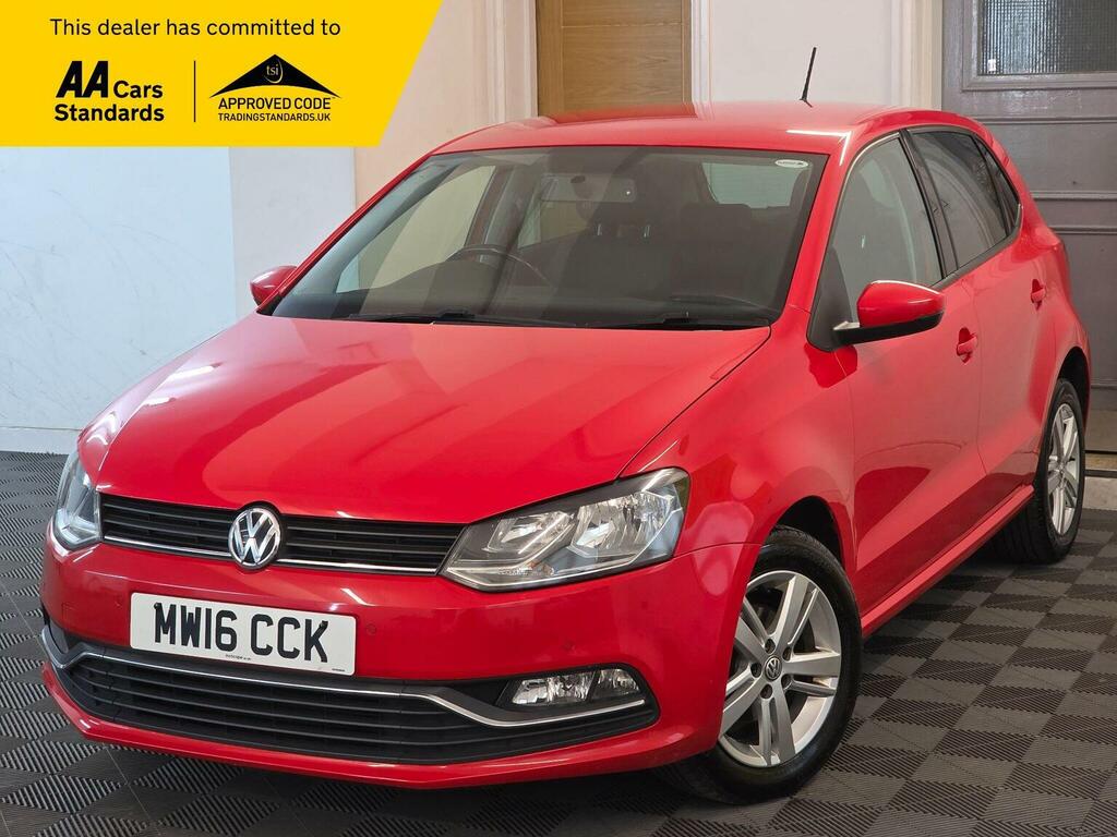 Volkswagen Polo 1.2 Tsi Bluemotion Tech Match Euro 6 S S Red