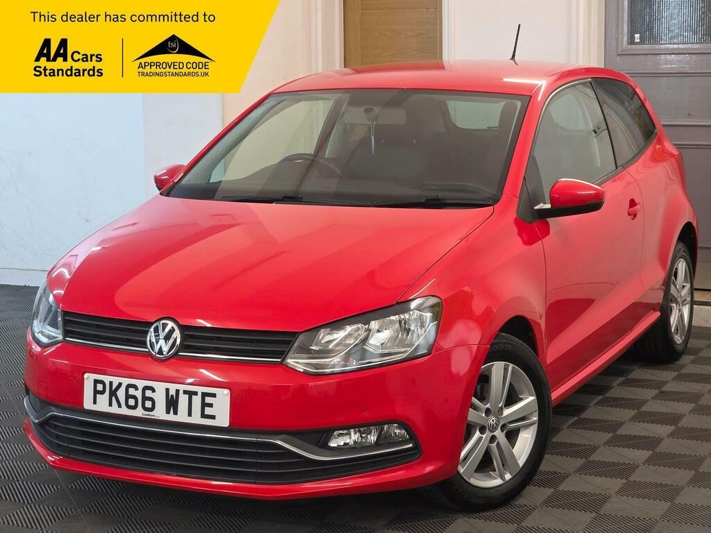 Volkswagen Polo 1.2 Tsi Bluemotion Tech Match Euro 6 S S Red