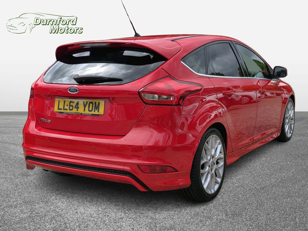 Ford Focus Hatchback 1.6 Tdci Zetec S 201464 LL64YOM Red #4