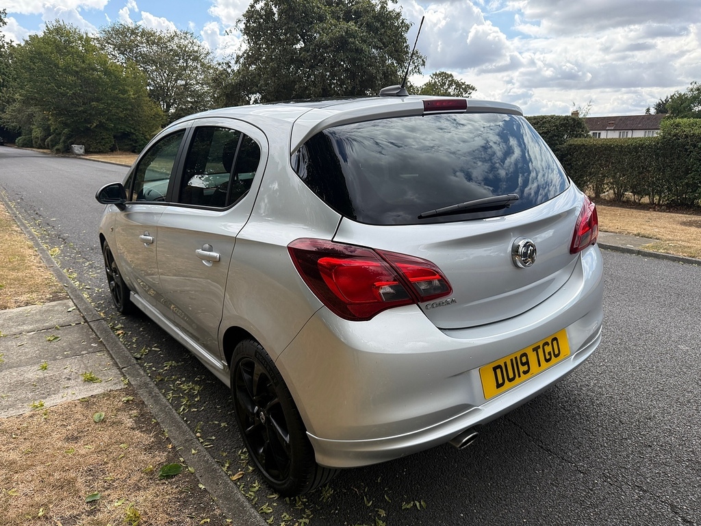 Vauxhall Corsa I Ecotec Sri VX Line Nav Black U3697 Ulez DU19TGO Silver #6