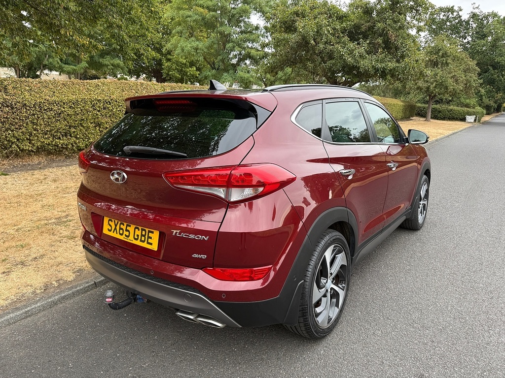 Hyundai Tucson Crdi Premium Se U3689 Ulez Red #4
