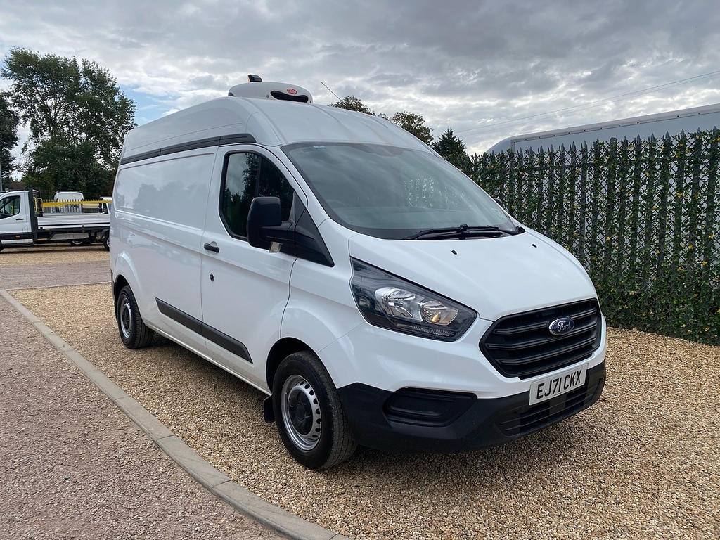 Ford Transit Custom 300 Ecoblue Leader L2 H2 Lwb Temperature Controlle EJ71CKX White