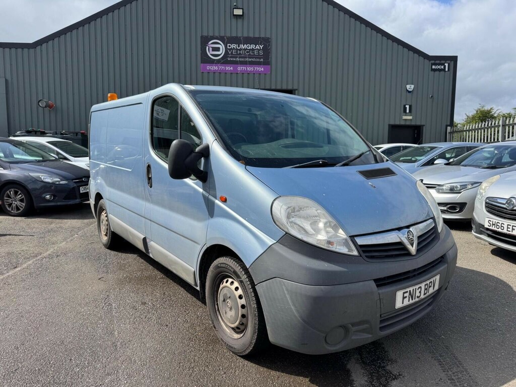 Vauxhall Vivaro Panel Van Silver #1