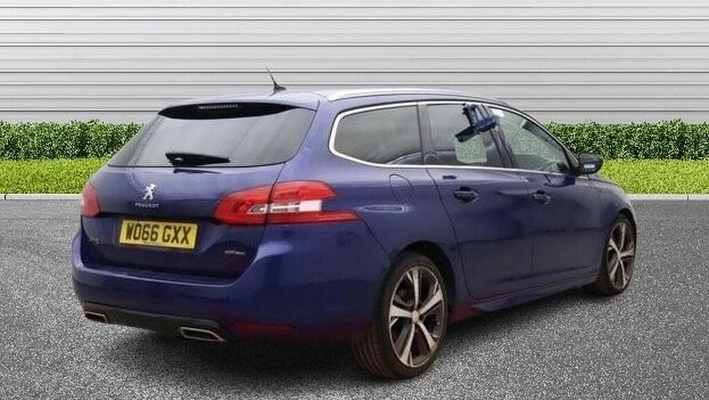 Peugeot 308 SW 2.0 Bluehdi Gt Line Eat Euro 6 Ss Blue #2