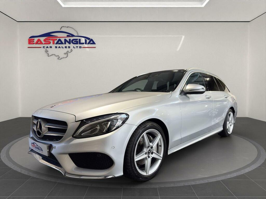 Mercedes-Benz C Class Estate 2.0 C200 Amg Line Premium G-tronic Euro Silver