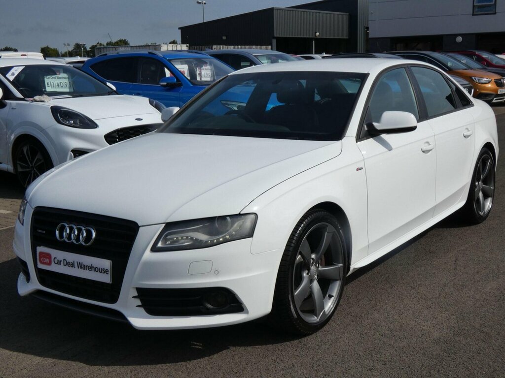 Audi A4 2.0 Tfsi Black Edition S Tronic Quattro Euro 5 SG61BXO White #3