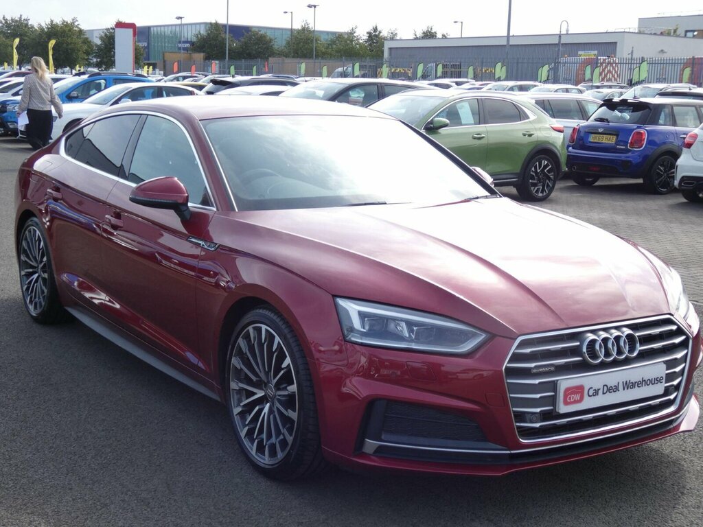 Audi A5 2.0 Tfsi S Line Sportback S Tronic Quattro Euro 6 SA17HOK Red #4