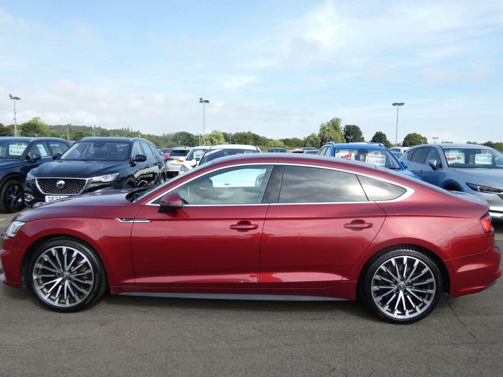 Audi A5 2.0 Tfsi S Line Sportback S Tronic Quattro Euro 6 SA17HOK Red #5
