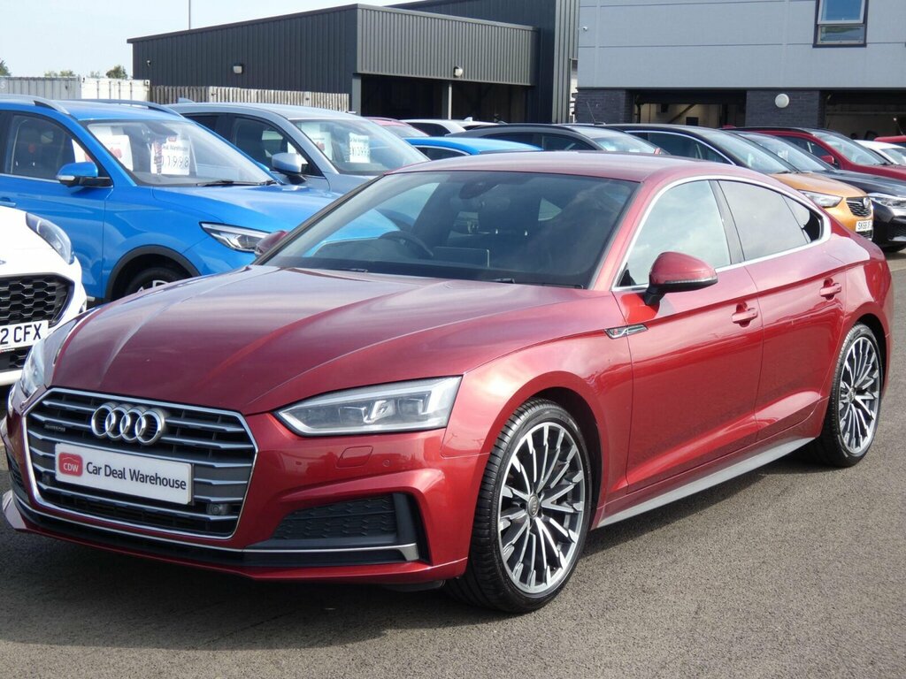 Audi A5 2.0 Tfsi S Line Sportback S Tronic Quattro Euro 6 SA17HOK Red #3