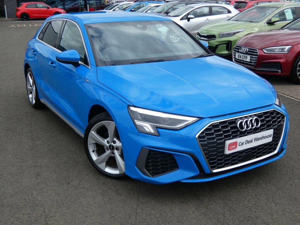 Audi A3 1.5 Tfsi 35 S Line Sportback Eur SN23MSL Blue