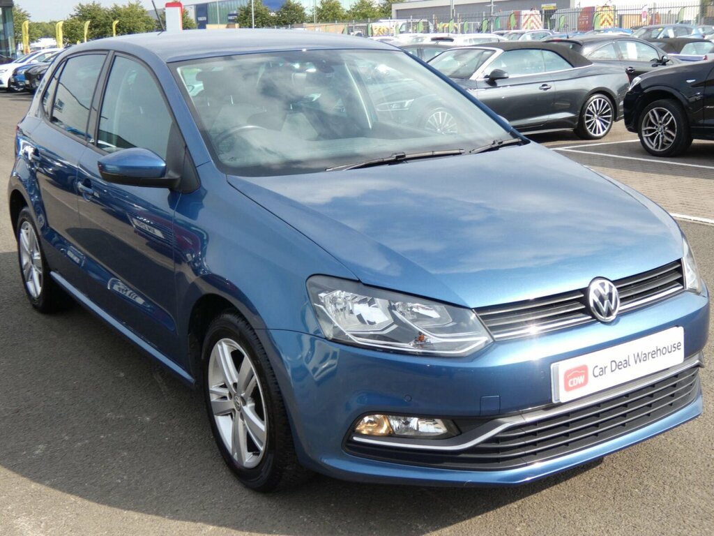 Volkswagen Polo 1.0 Bluemotion Tech Match Euro 6 Ss Blue