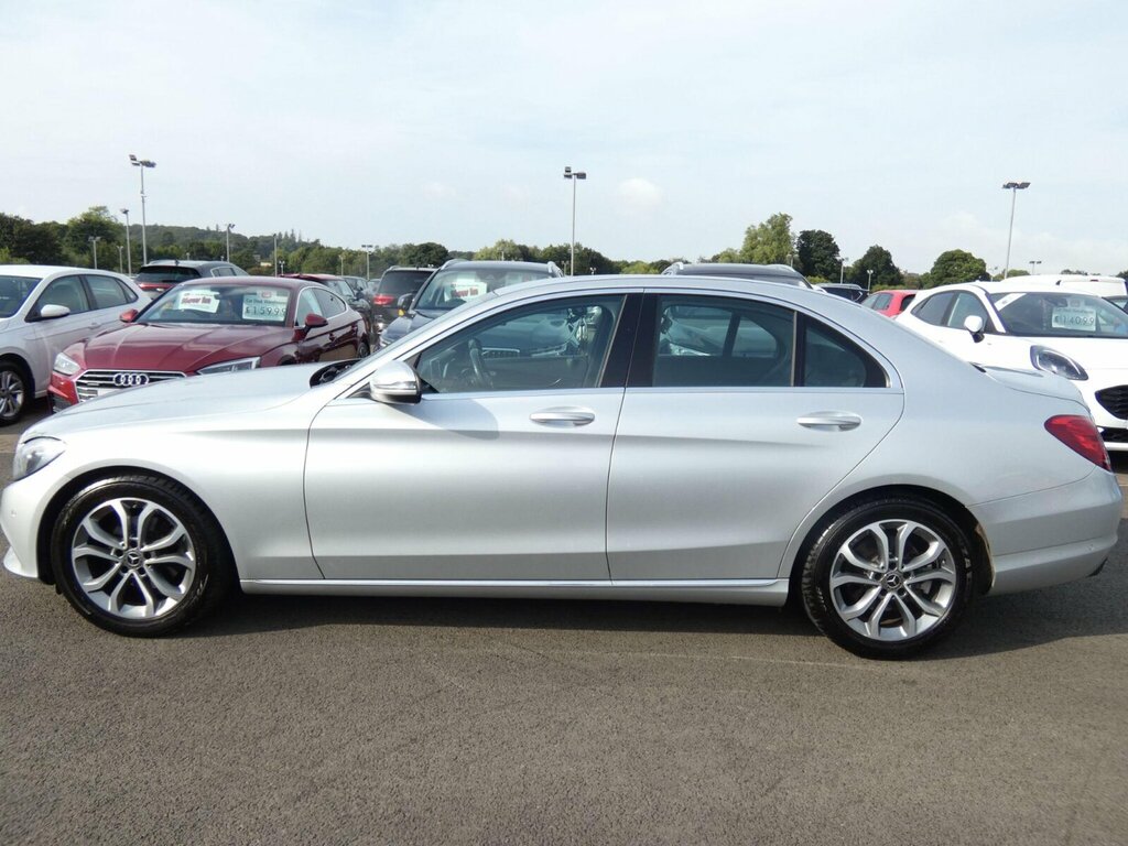 Mercedes-Benz C Class 1.6 C200d Sport G-tronic Euro 6 Ss SL18NVN Silver #5