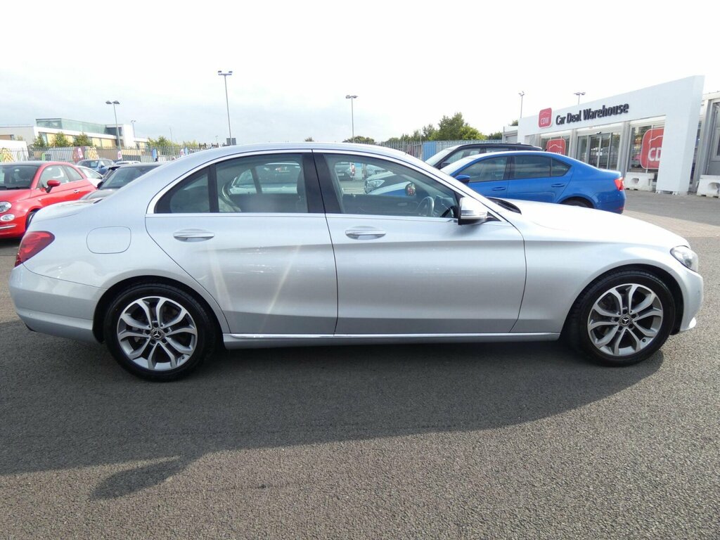 Mercedes-Benz C Class 1.6 C200d Sport G-tronic Euro 6 Ss SL18NVN Silver #6