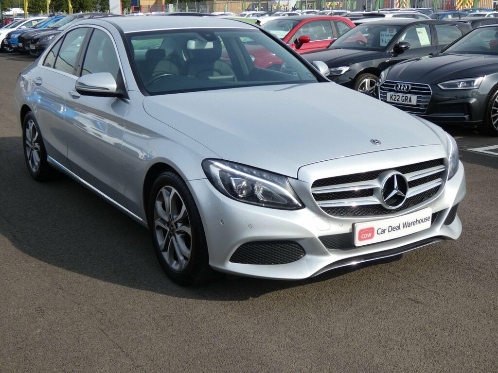 Mercedes-Benz C Class 1.6 C200d Sport G-tronic Euro 6 Ss SL18NVN Silver #4
