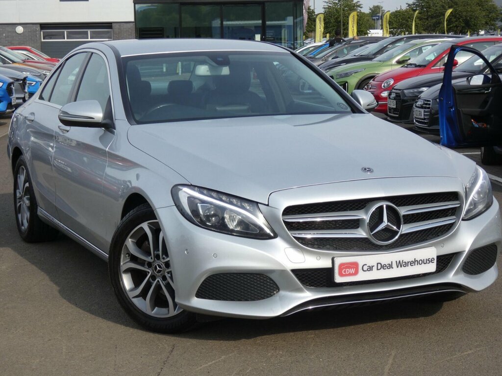 Mercedes-Benz C Class 1.6 C200d Sport G-tronic Euro 6 Ss Silver