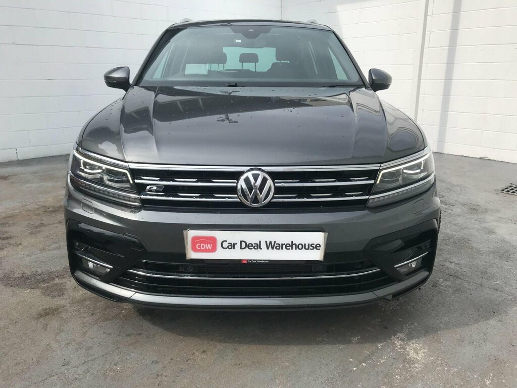 Volkswagen Tiguan 2.0 Tdi R-line Dsg 4Motion Euro 6 Ss SD67JFN Grey #3