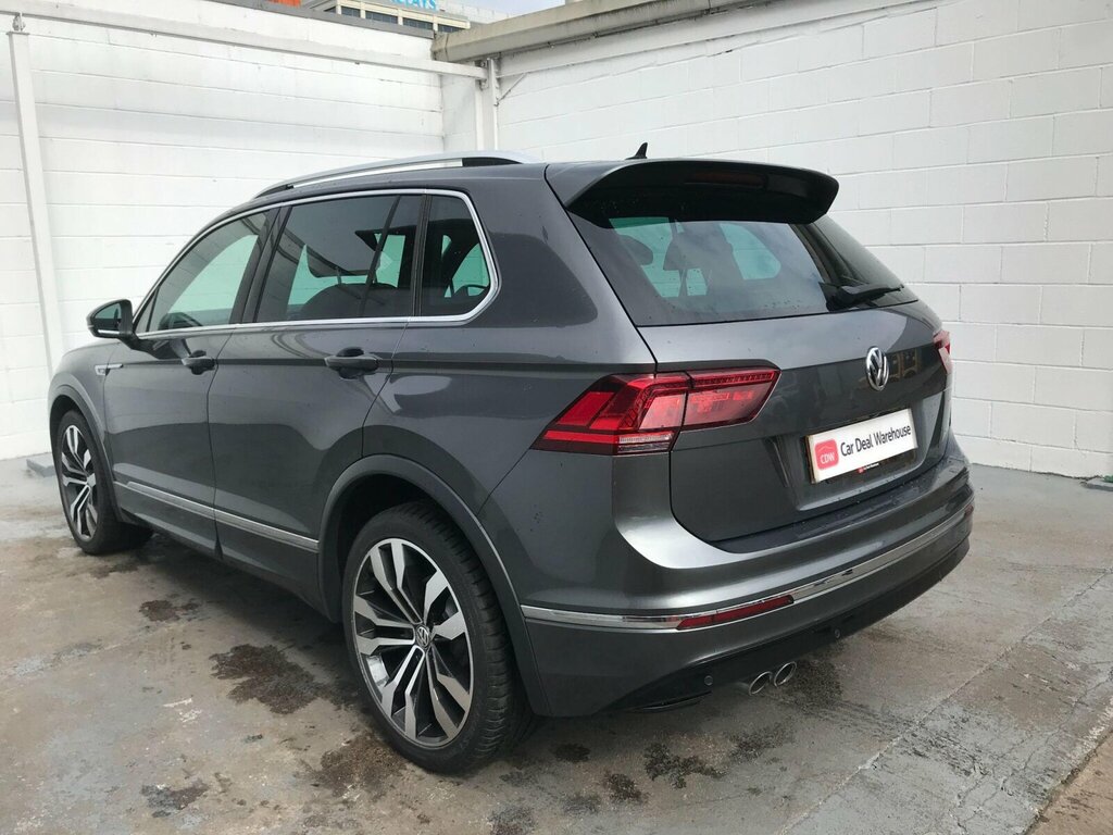 Volkswagen Tiguan 2.0 Tdi R-line Dsg 4Motion Euro 6 Ss SD67JFN Grey #5