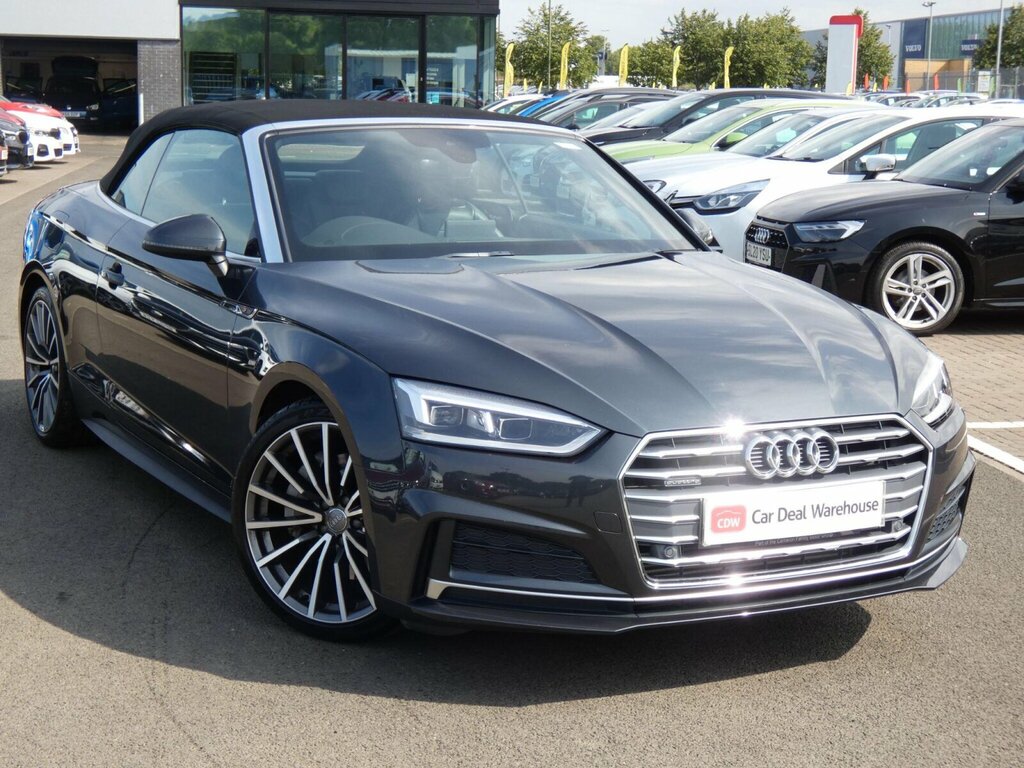 Audi A5 2.0 Tfsi S Line Convertible S Tronic Qu White