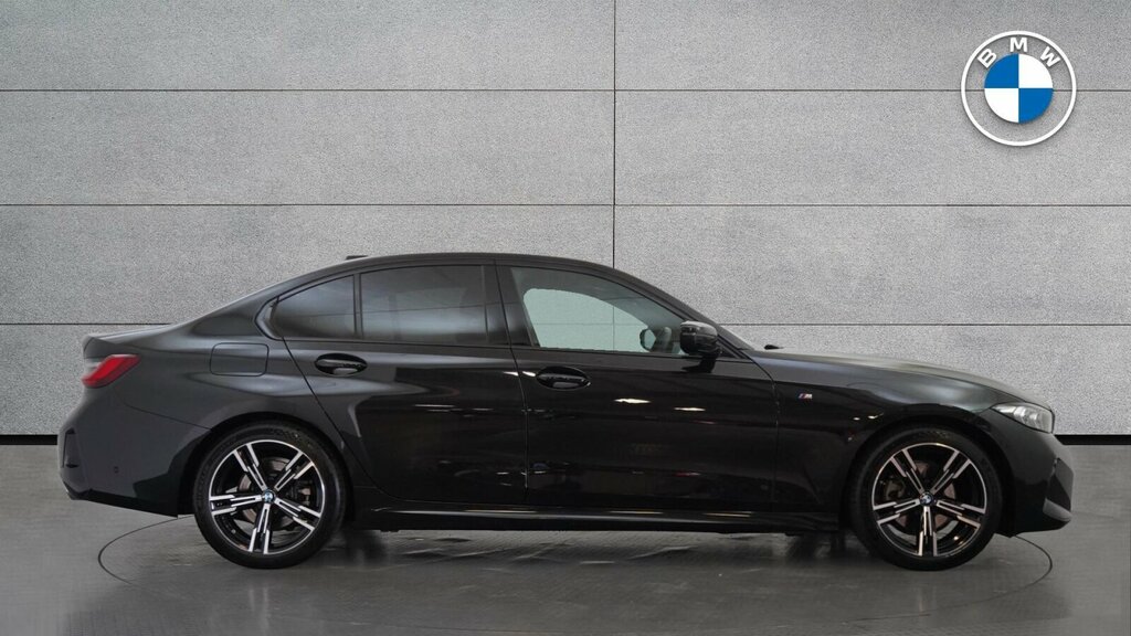BMW 3 Series 320I M Sport Saloon SO75FKT Black #3