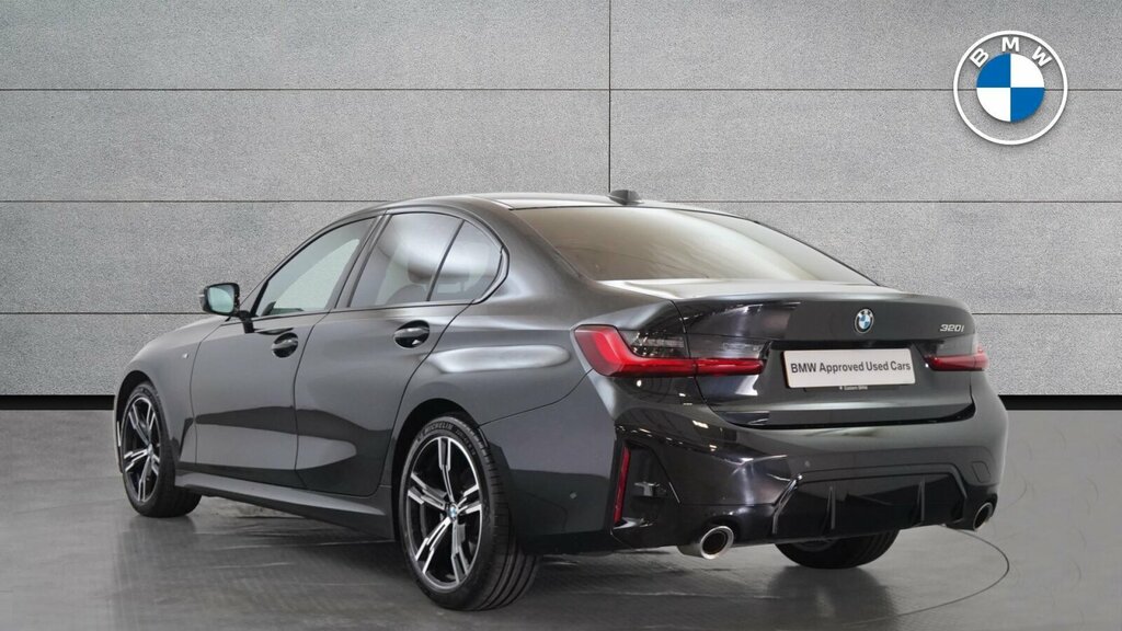 BMW 3 Series 320I M Sport Saloon SO75FKT Black #2