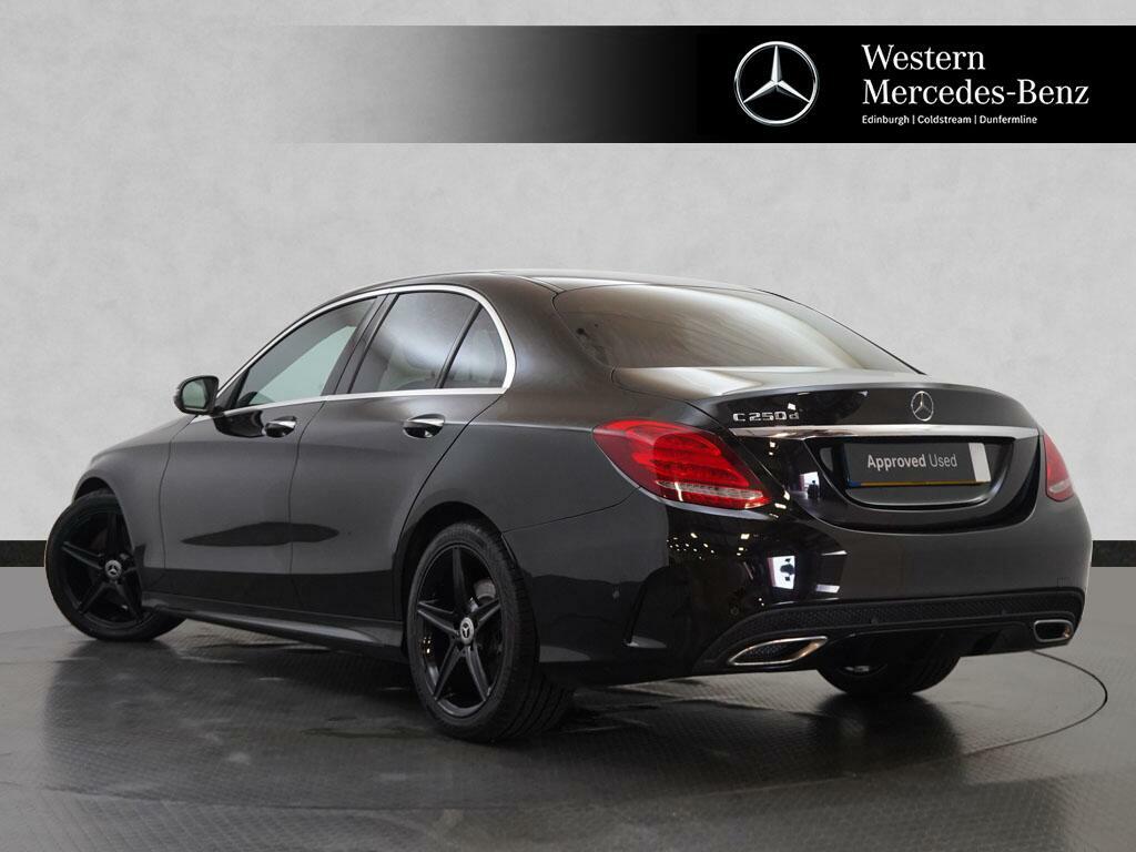 Mercedes-Benz C Class C220 Bluetec Amg Line White #2