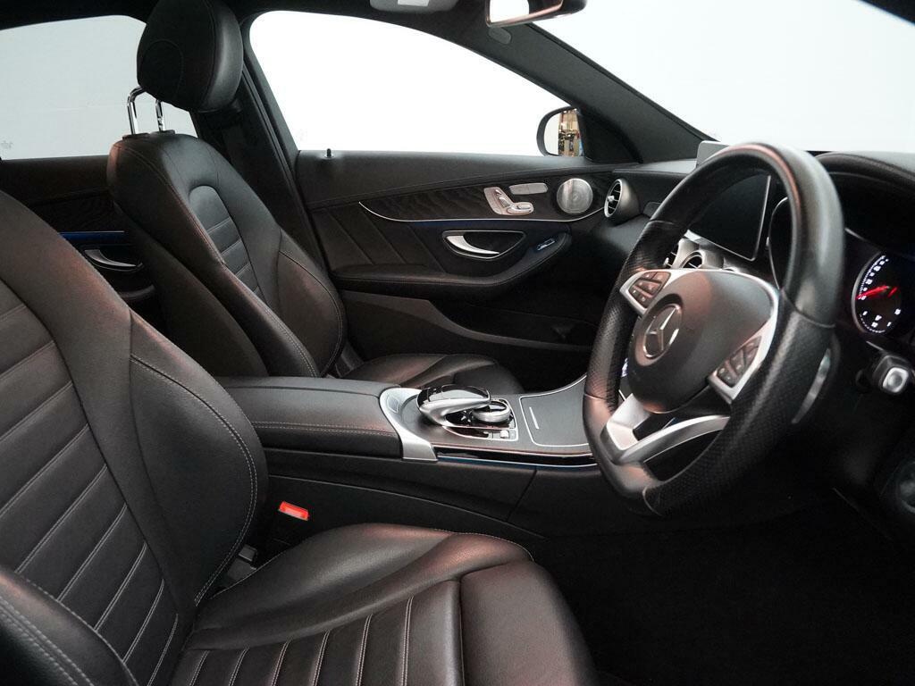 Mercedes-Benz C Class C220 Bluetec Amg Line White #14