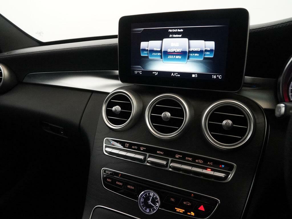 Mercedes-Benz C Class C220 Bluetec Amg Line White #22
