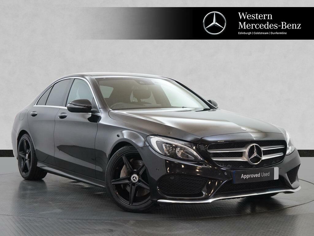 Mercedes-Benz C Class C220 Bluetec Amg Line White #1